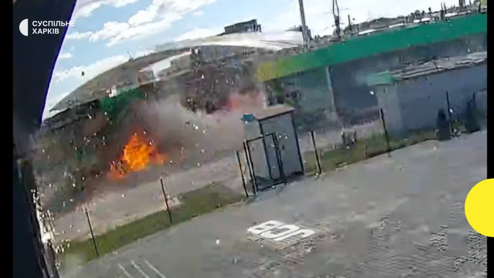 У Харківському районі FPV-дрон вибухнув за п’ять метрів від автобуса