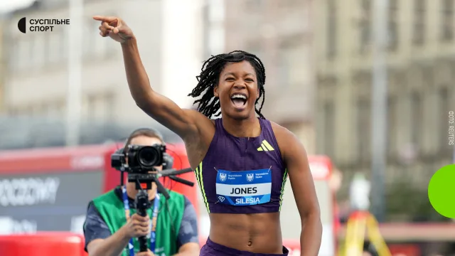 «Молилася за цю спробу». Американка вирвала дебютну перемогу на Діамантовій лізі з вирішальним стрибком у довжину