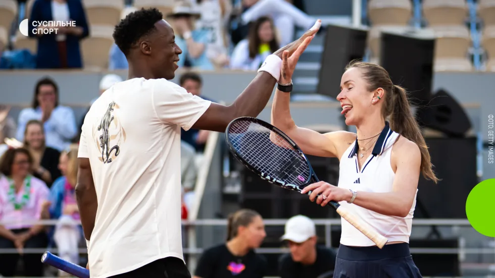 Еліна Світоліна здобула першу перемогу на US Open-2026: в парі з чоловіком вийшла до чвертьфіналу змішаного турніру