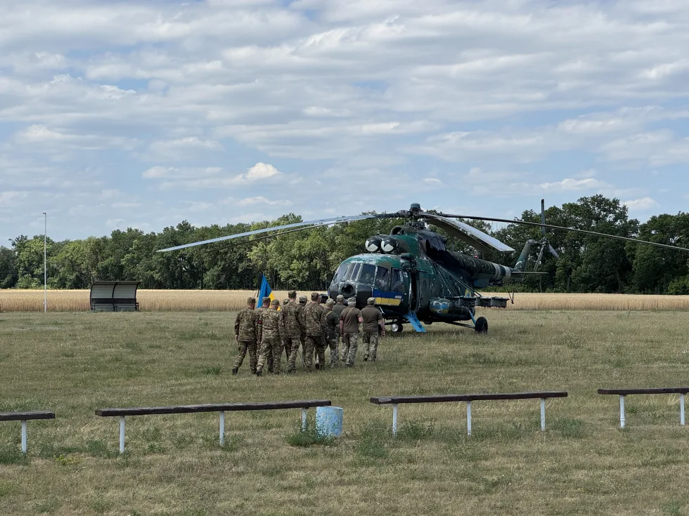 На Полтавщині попрощалися з авіатором Михайлом Дерягою, який загинув у складі екіпажу Мі-8