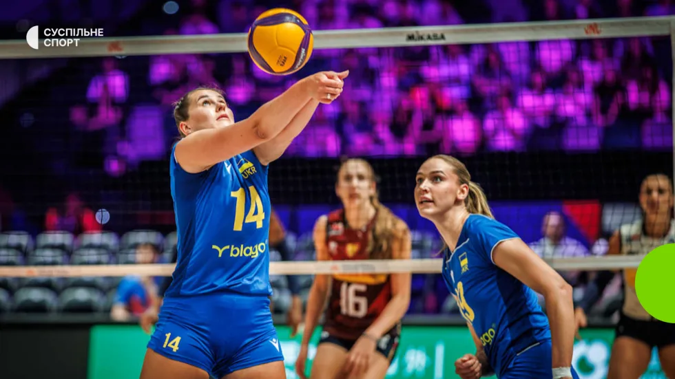 Україна поступилася чинним чемпіонкам світу на старті третього тижня Ліги націй з волейболу