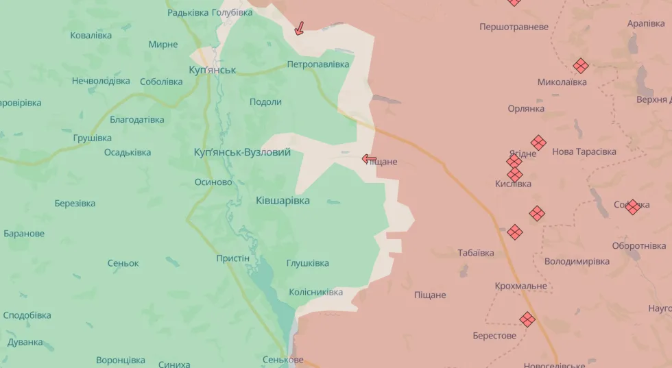 "Б'ються головою в стінку": росіяни намагаються прорватися до Куп'янська-Вузлового та Ківшарівки