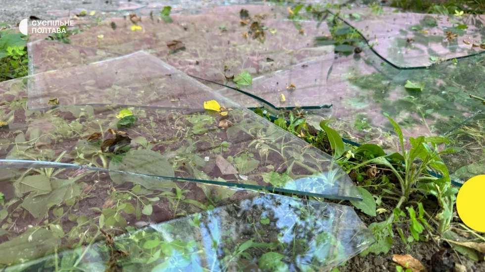 На Полтавщині уламки російського дрона впали на території підприємства