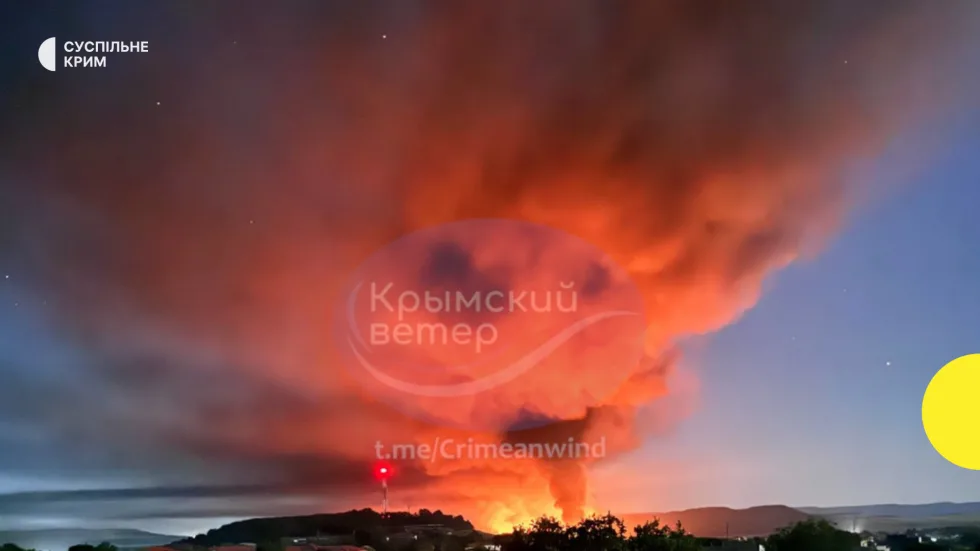 Вибухи у Криму 3 липня: горять шість електропідстанцій