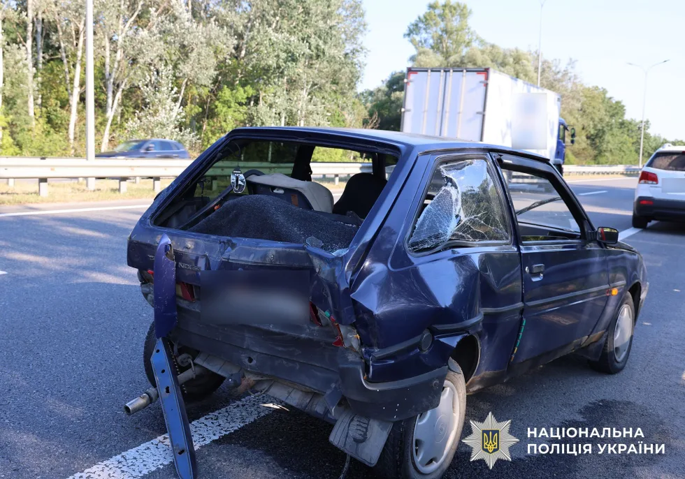 На Полтавщині внаслідок аварії травмувалися троє людей, серед них 5-річна дівчинка