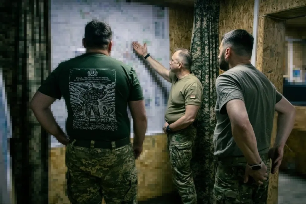 Сирський відвідав підрозділи, які ведуть оборону на Гуляйпільському та Оріхівському напрямках