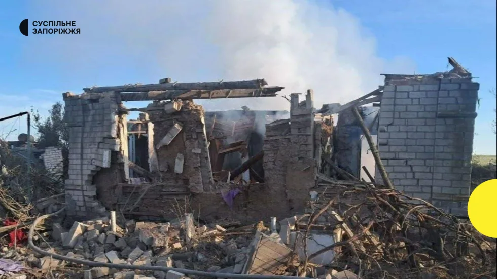 Упродовж доби військові РФ завдали понад 912 ударів по 56 населеним пунктам Запорізької області: загинула людина