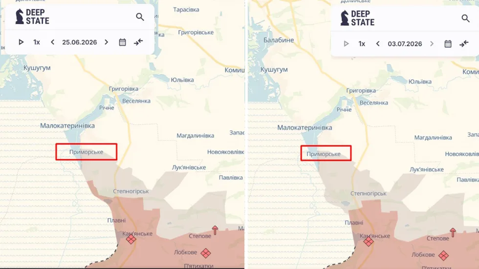 Ситуація на Запорізькому напрямку: де Сили оборони покращили позиції, а де тривають бої — DeepState