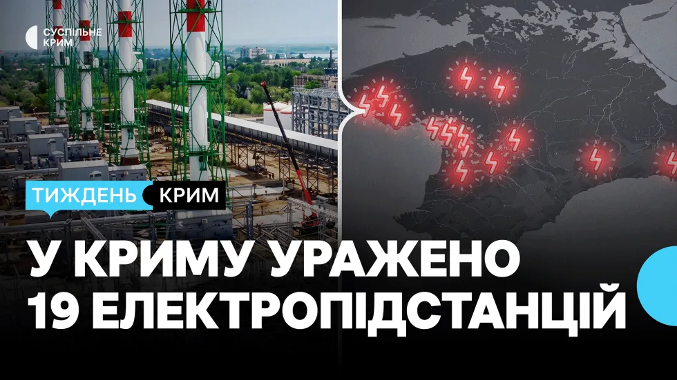 Головні новини Криму за тиждень. Знеструмлення Криму | Затримання ексміністра у Києві | Тиск на "Кримську солідарність"