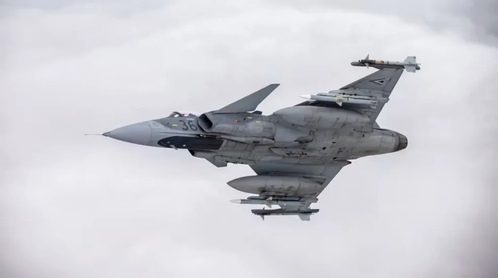 В Угорщині розбився винищувач Gripen