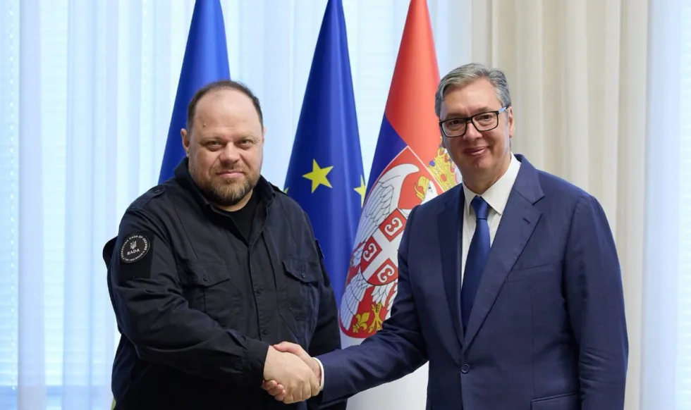 Спікер Ради приїхав до Сербії та зустрівся з Вучичем