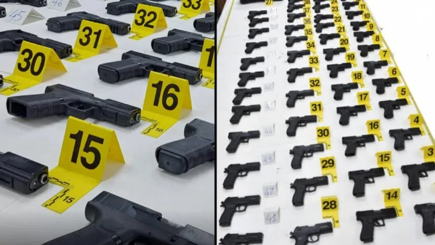 У Греції затримали двох громадян Туреччини: везли у фурі 50 пістолетів