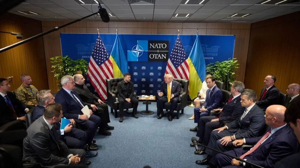 Зеленський вийшов з першою заявою після зустрічі з Трампом на саміті НАТО