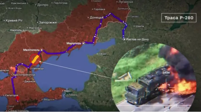 Окупанти Запорізької області на невизначений термін обмежили рух трасою, яка веде до Криму