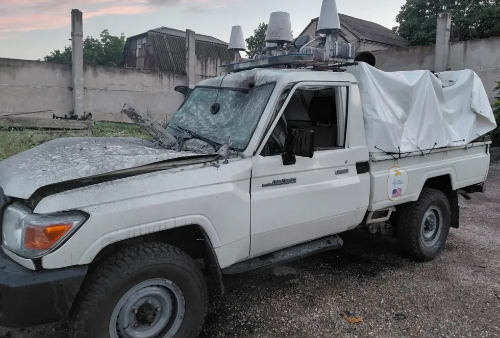 російський FPV-дрон атакував рятувальників у Краматорську